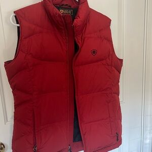 Ariat Bold Red Quilted Vest